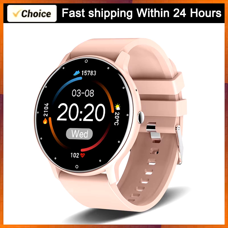 2026 Smartwatch for Men and Women - Waterproof Fitness Tracker with Heart Rate Monitor, Ideal Gift for Android and iOS Users