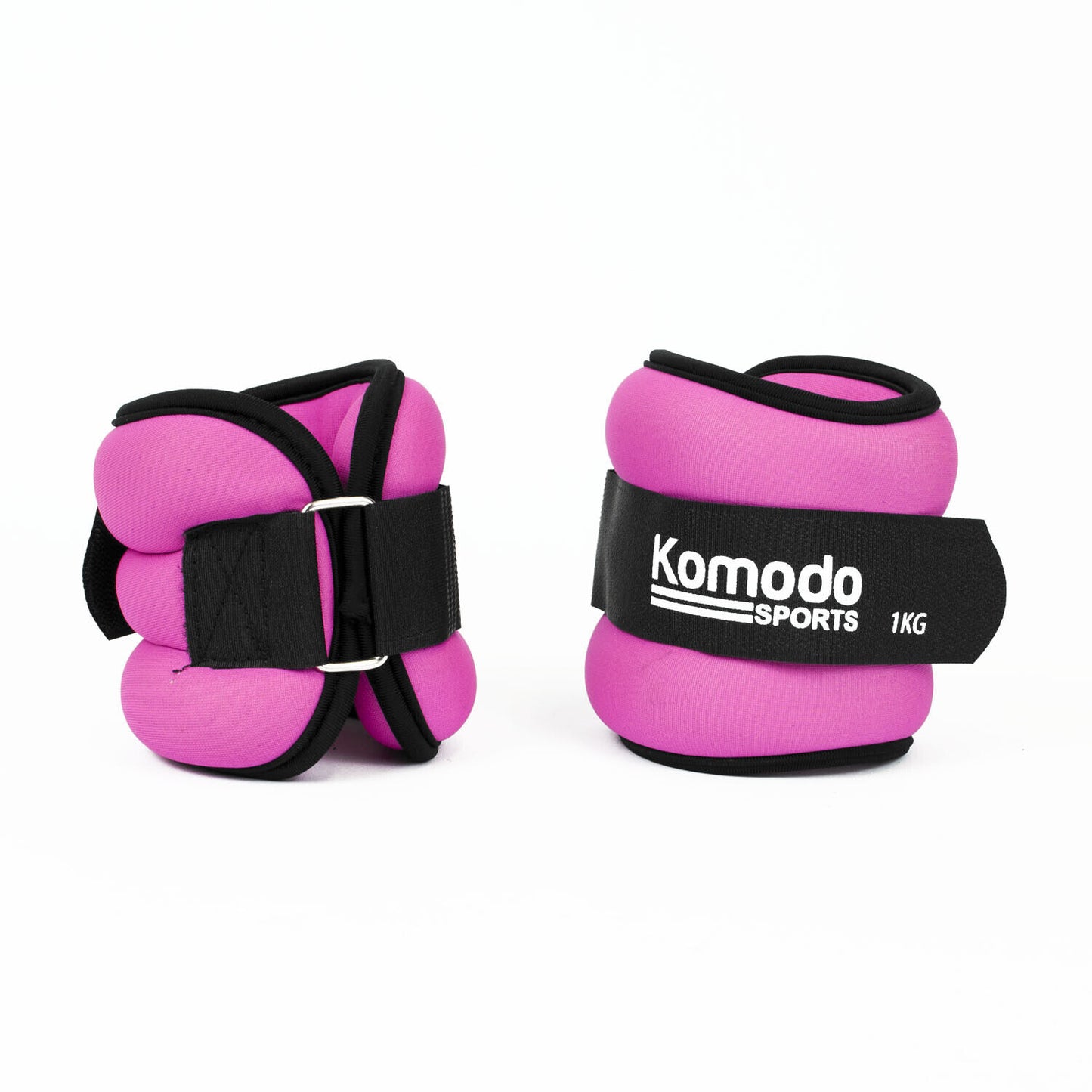 Pink Neoprene Ankle and Wrist Weights for Running and Fitness Training
