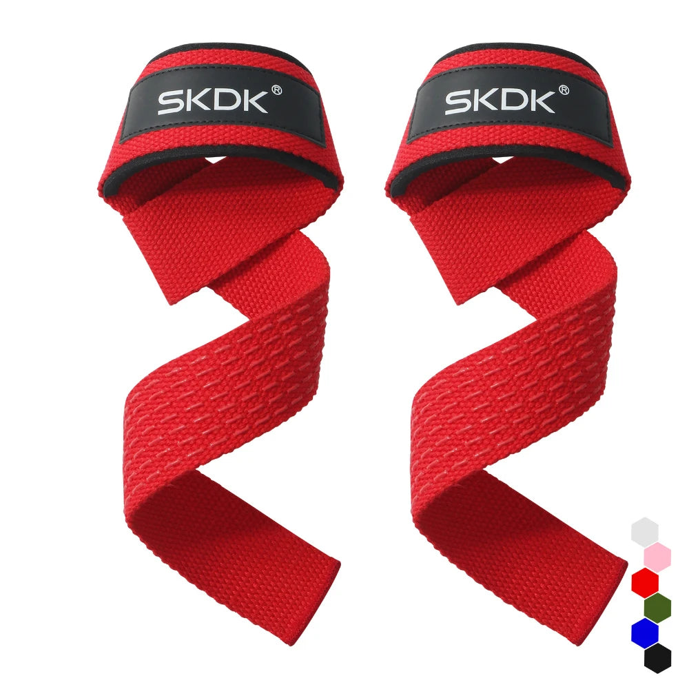 Adjustable Non-Slip Weightlifting Wrist Straps - 2 Pack for Strength Training and Gym Fitness Support