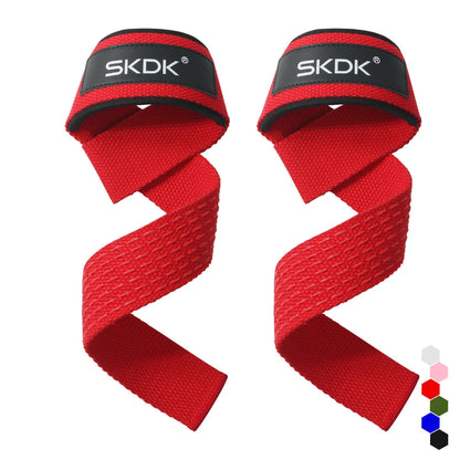Adjustable Non-Slip Weightlifting Wrist Straps - 2 Pack for Strength Training and Gym Fitness Support