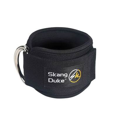 1Pc Adjustable D-Ring Ankle Straps for Cable Machines - Comfortable Ankle Cuffs for Glute & Leg Muscle Strength Training in Gym