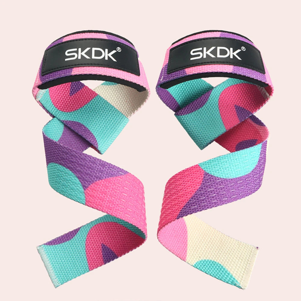 Adjustable Non-Slip Weightlifting Wrist Straps - 2 Pack for Strength Training and Gym Fitness Support