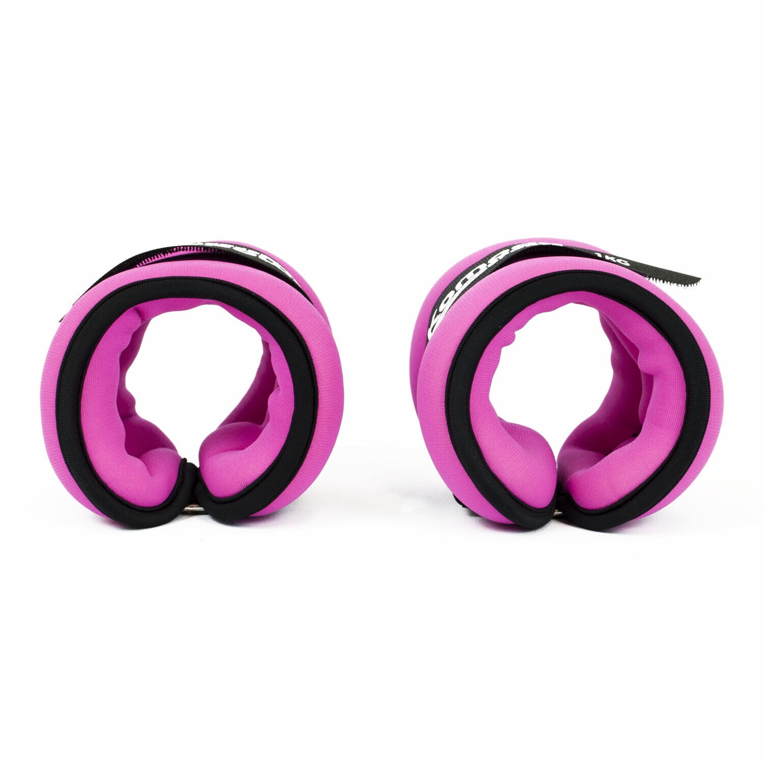 Pink Neoprene Ankle and Wrist Weights for Running and Fitness Training