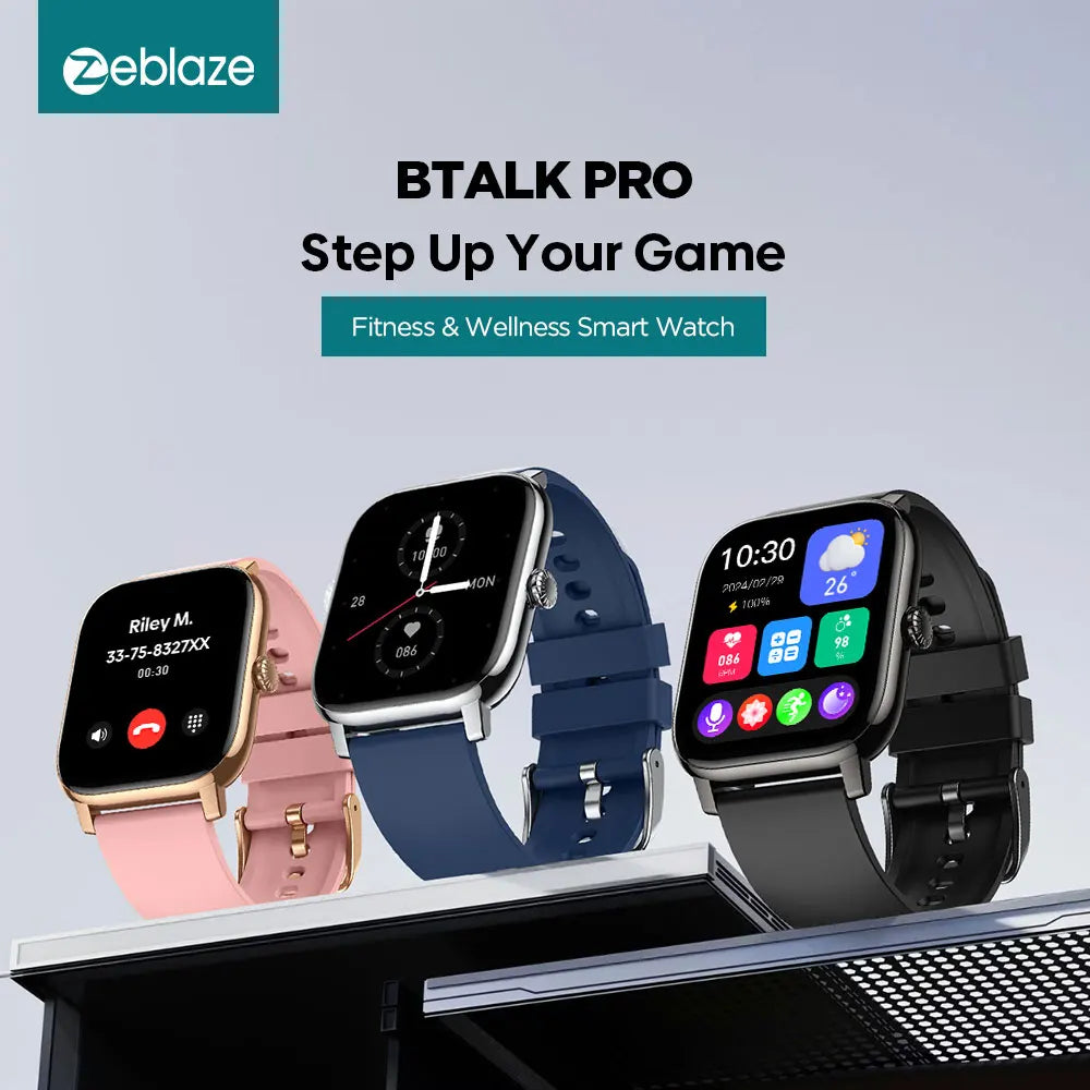 Voice Calling Smart Watch 1.91'' HD Display Heart Rate & Stress Monitor Multiple Sports Modes Smartwatch