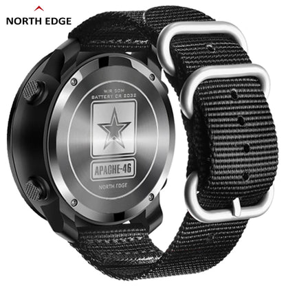 APACHE-46 Digital Watch For Outdoor Sports, Running, Swimming,  Altimeter Barometer Compass WR50M