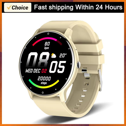 2026 Smartwatch for Men and Women - Waterproof Fitness Tracker with Heart Rate Monitor, Ideal Gift for Android and iOS Users