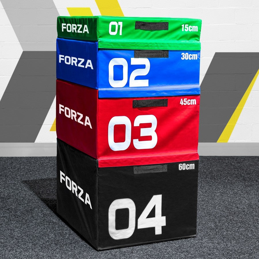 FORZA Stackable Soft Foam Plyometric Jump Box Sets - 5 Variants Available