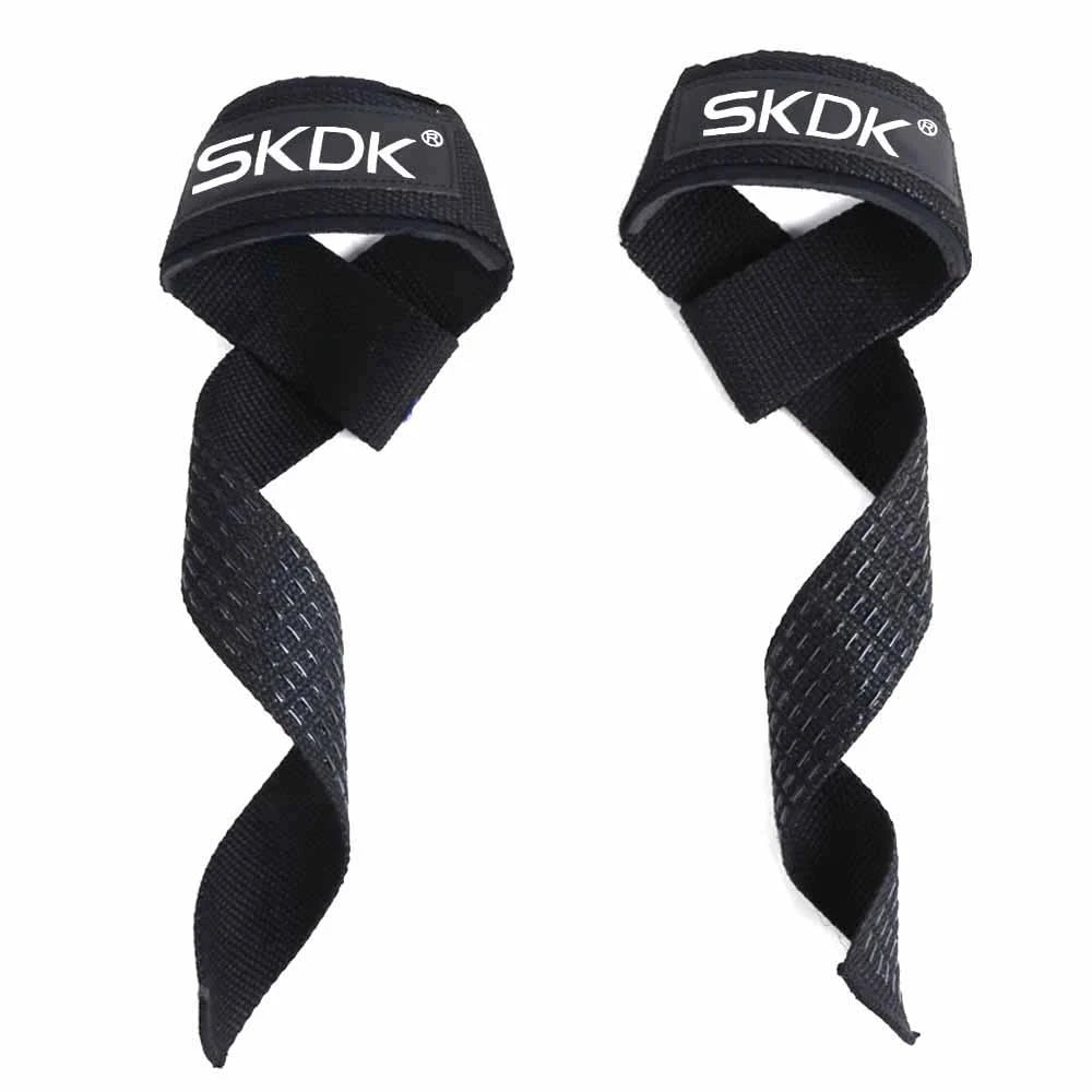 Adjustable Non-Slip Weightlifting Wrist Straps - 2 Pack for Strength Training and Gym Fitness Support