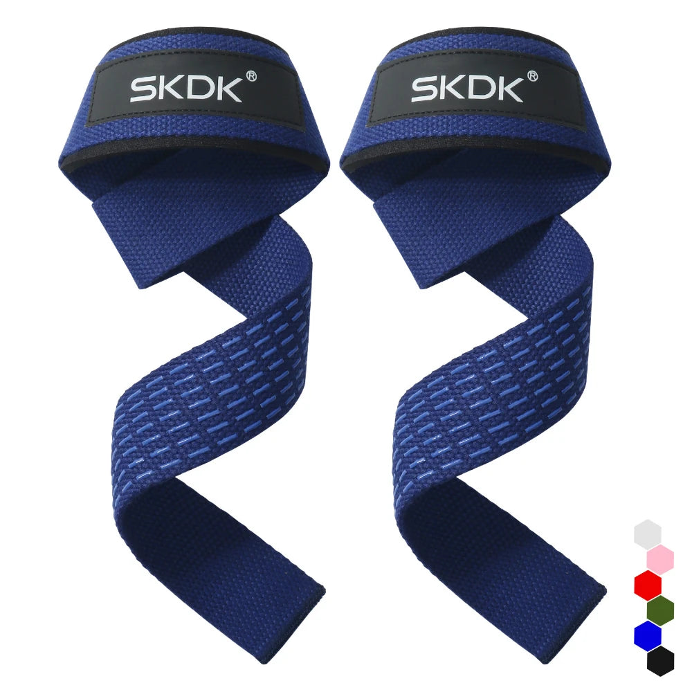 Adjustable Non-Slip Weightlifting Wrist Straps - 2 Pack for Strength Training and Gym Fitness Support