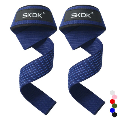 Adjustable Non-Slip Weightlifting Wrist Straps - 2 Pack for Strength Training and Gym Fitness Support