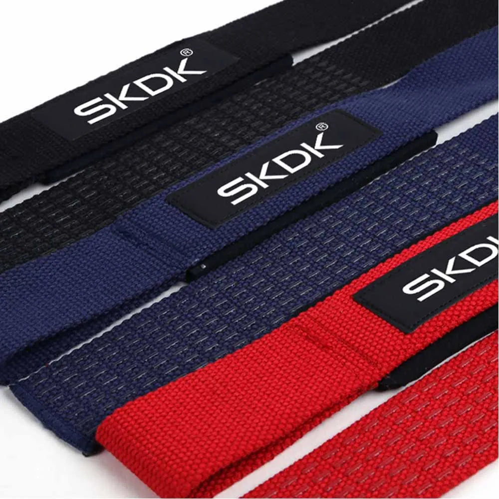 Adjustable Non-Slip Weightlifting Wrist Straps - 2 Pack for Strength Training and Gym Fitness Support