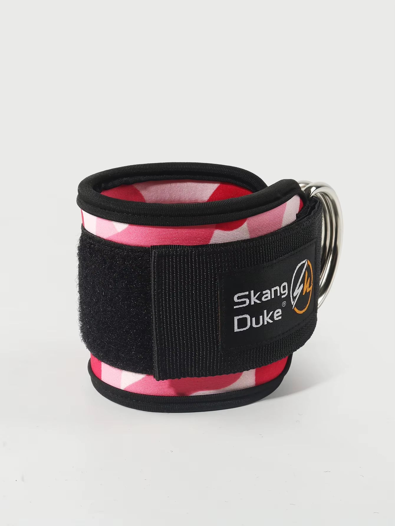 1Pc Adjustable D-Ring Ankle Straps for Cable Machines - Comfortable Ankle Cuffs for Glute & Leg Muscle Strength Training in Gym