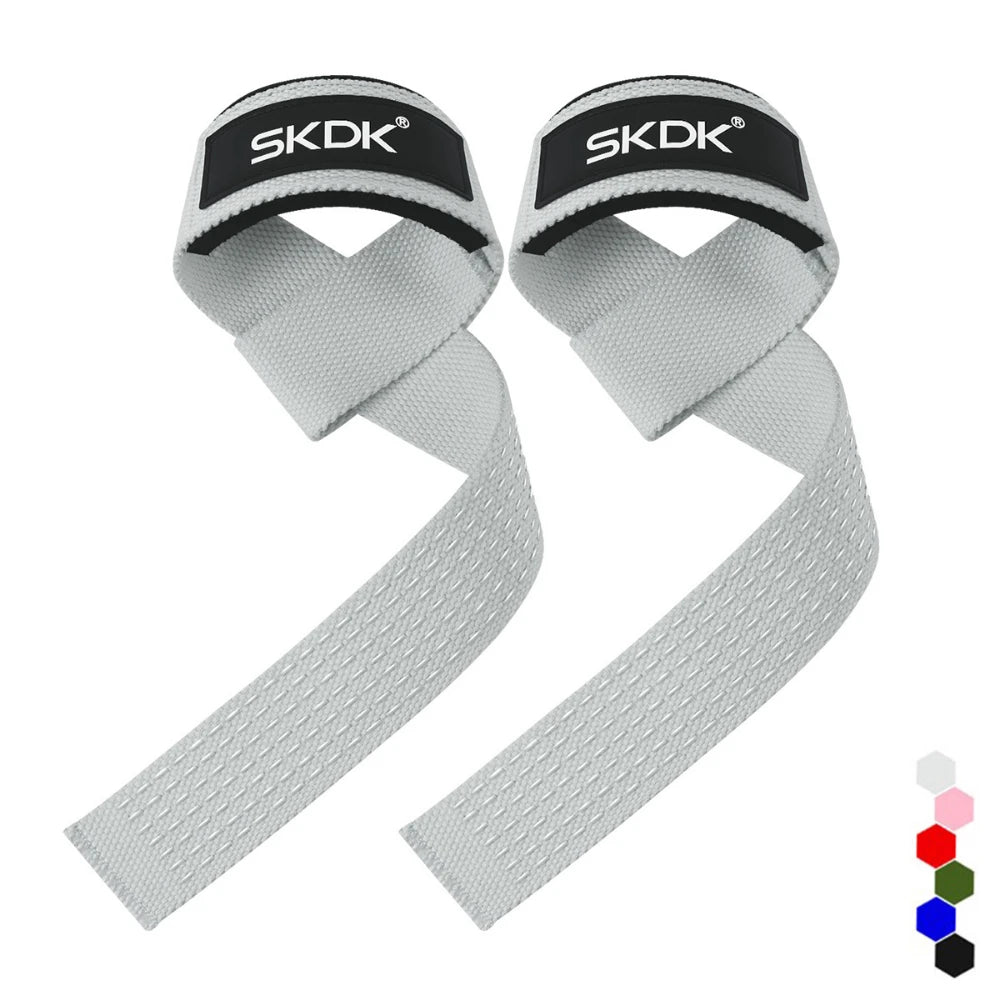 Adjustable Non-Slip Weightlifting Wrist Straps - 2 Pack for Strength Training and Gym Fitness Support