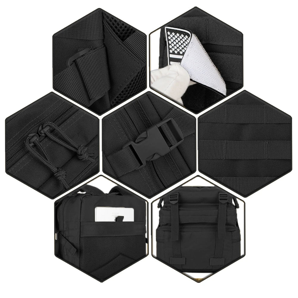 30/50L Tactical Backpacks, Traveling Bags, Survival Outdoor, Assault Pack, Hiking, Trekking, Hunting Bag