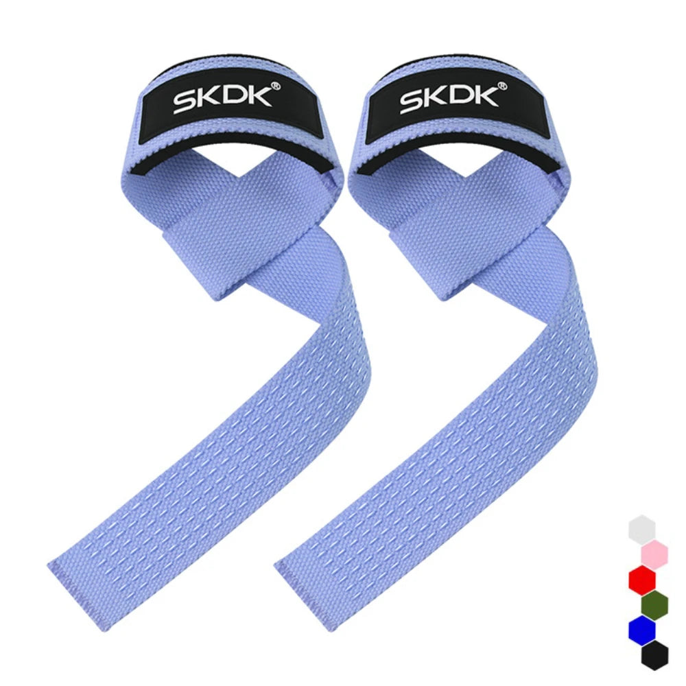 Adjustable Non-Slip Weightlifting Wrist Straps - 2 Pack for Strength Training and Gym Fitness Support
