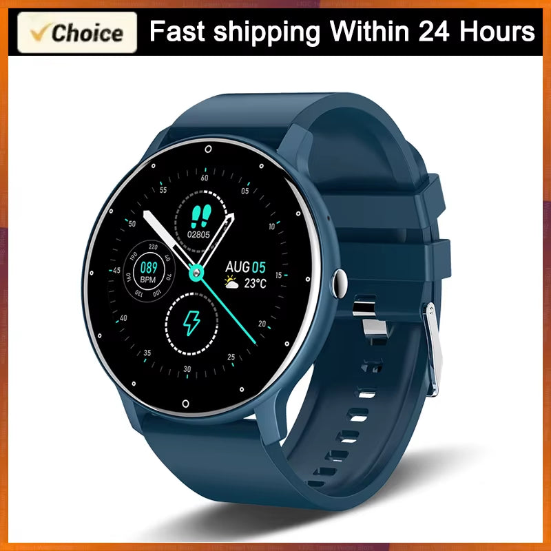 2026 Smartwatch for Men and Women - Waterproof Fitness Tracker with Heart Rate Monitor, Ideal Gift for Android and iOS Users