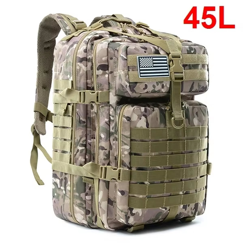30/50L Tactical Backpacks, Traveling Bags, Survival Outdoor, Assault Pack, Hiking, Trekking, Hunting Bag