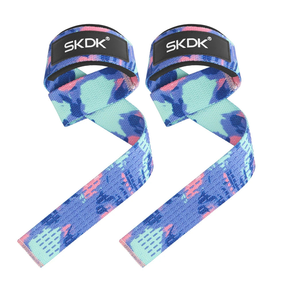 Adjustable Non-Slip Weightlifting Wrist Straps - 2 Pack for Strength Training and Gym Fitness Support