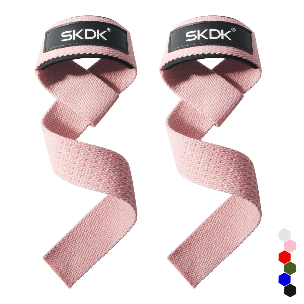 Adjustable Non-Slip Weightlifting Wrist Straps - 2 Pack for Strength Training and Gym Fitness Support