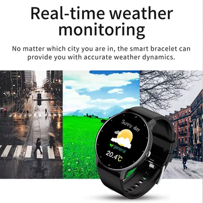 2026 Smartwatch for Men and Women - Waterproof Fitness Tracker with Heart Rate Monitor, Ideal Gift for Android and iOS Users