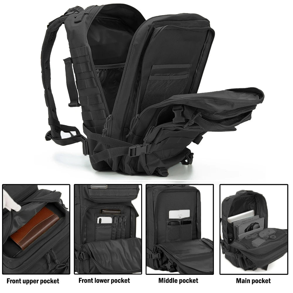 30/50L Tactical Backpacks, Traveling Bags, Survival Outdoor, Assault Pack, Hiking, Trekking, Hunting Bag
