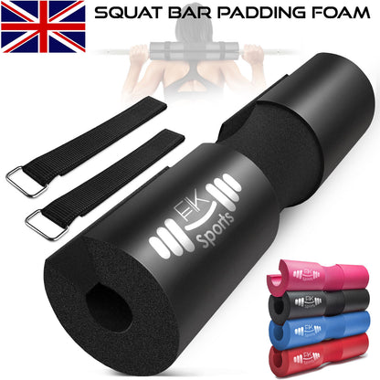 Barbell Pad for Weightlifting - Foam Padding for Squat Bar Neck and Shoulder Protection